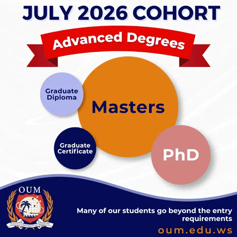 july 2026 cohort advanced degrees