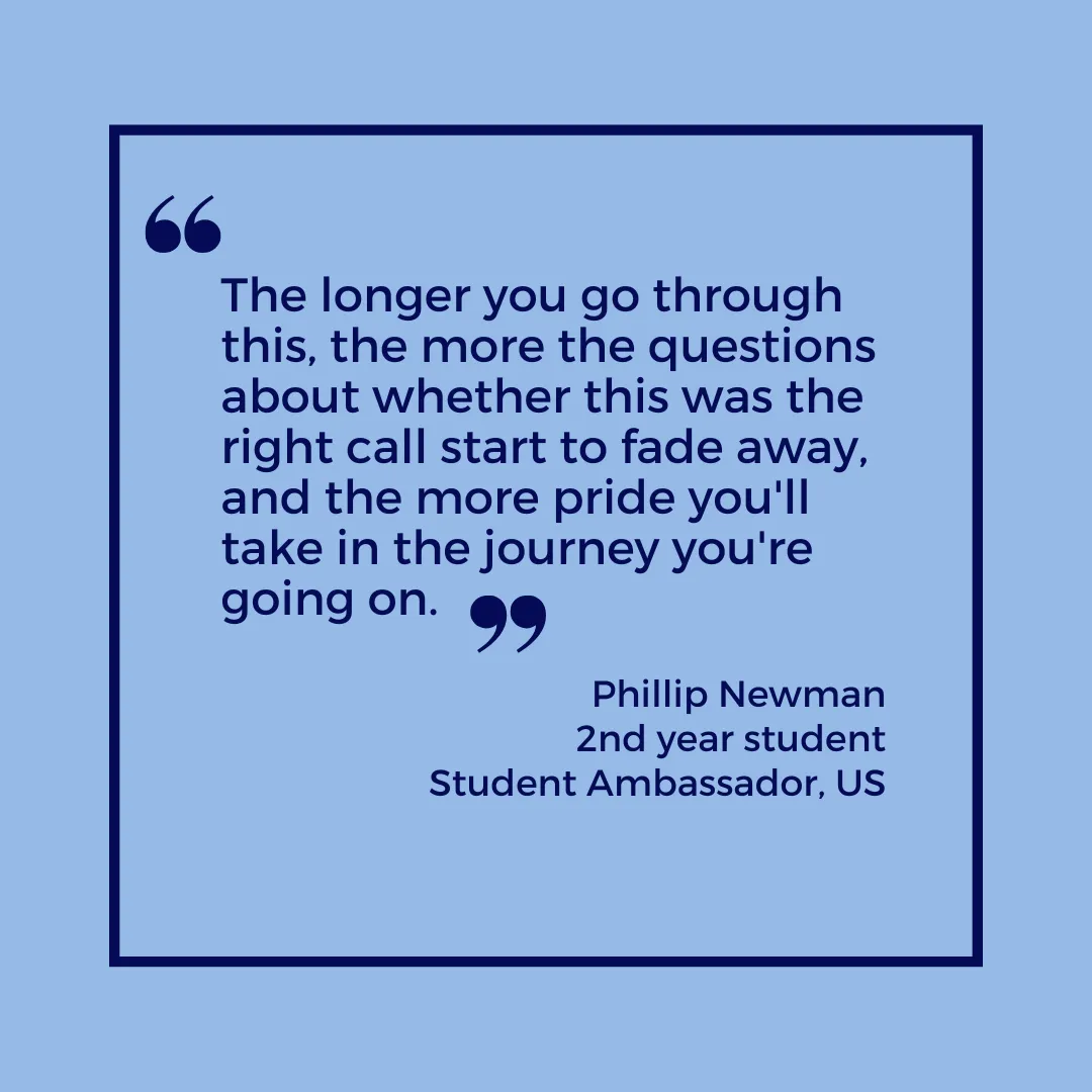 Quote from an OUM med student about pride
